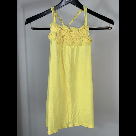 Express yellow floral shirt‎ size S - Picture 1 of 3